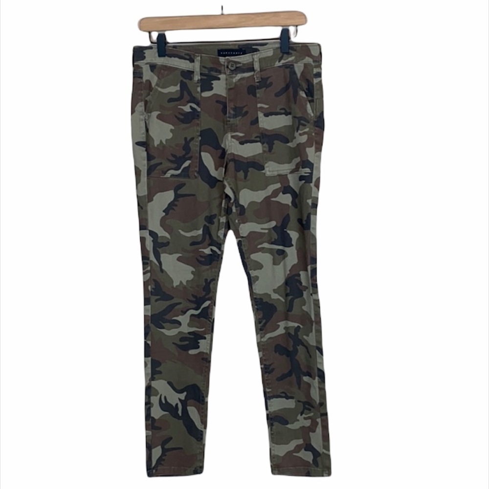 Sanctuary High Rise Camo Legging Skinny Pant Sz 28